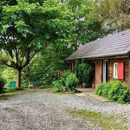 La Cabane Des Coteaux Gan Exteriör bild