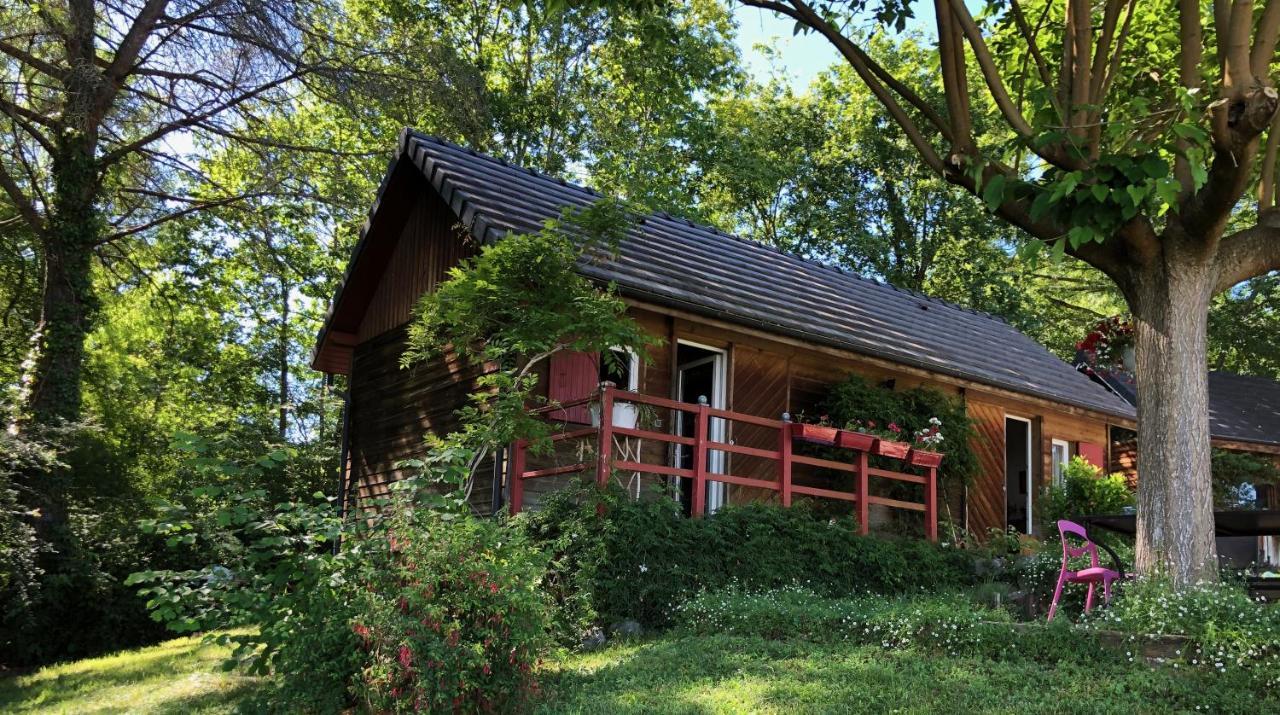 La Cabane Des Coteaux Gan Exteriör bild